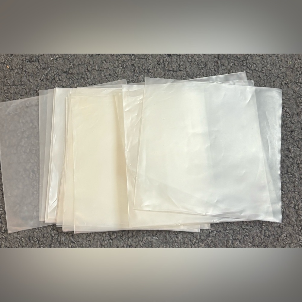 17 Clear CD DVD BluRay Double Sided Plastic Sleeve Covers